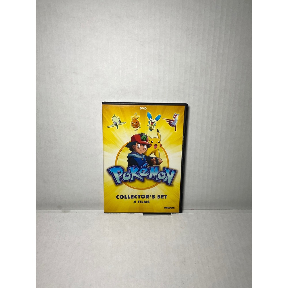 Pokemon Collector's Set 4 Films DVD Heroes 4Ever Destiny Deoxys Jirachi Miramax
